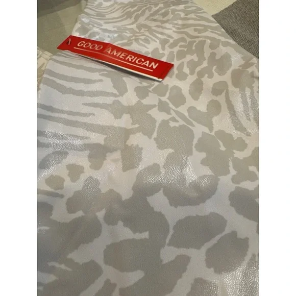 NWT Good American leopard print leggings sz 3 ( L ) - Picture 4 of 4